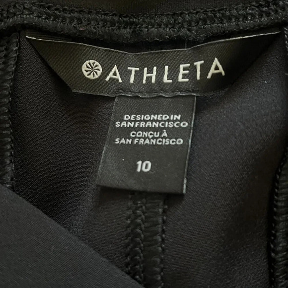 ATHLETA Endless Pleated Skort Black Size 10 - Picture 7 of 9